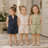 LittleLady – Elegancia y tendencias  – Mono con cinturilla con lazo