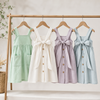 BloomGrace – Bonito y cómodo: vestido infantil con lazo y tirantes ajustables