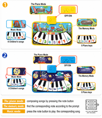 Thumbnail for LittleComposer – Educativo y musical – Alfombra de juegos con piano para bebés