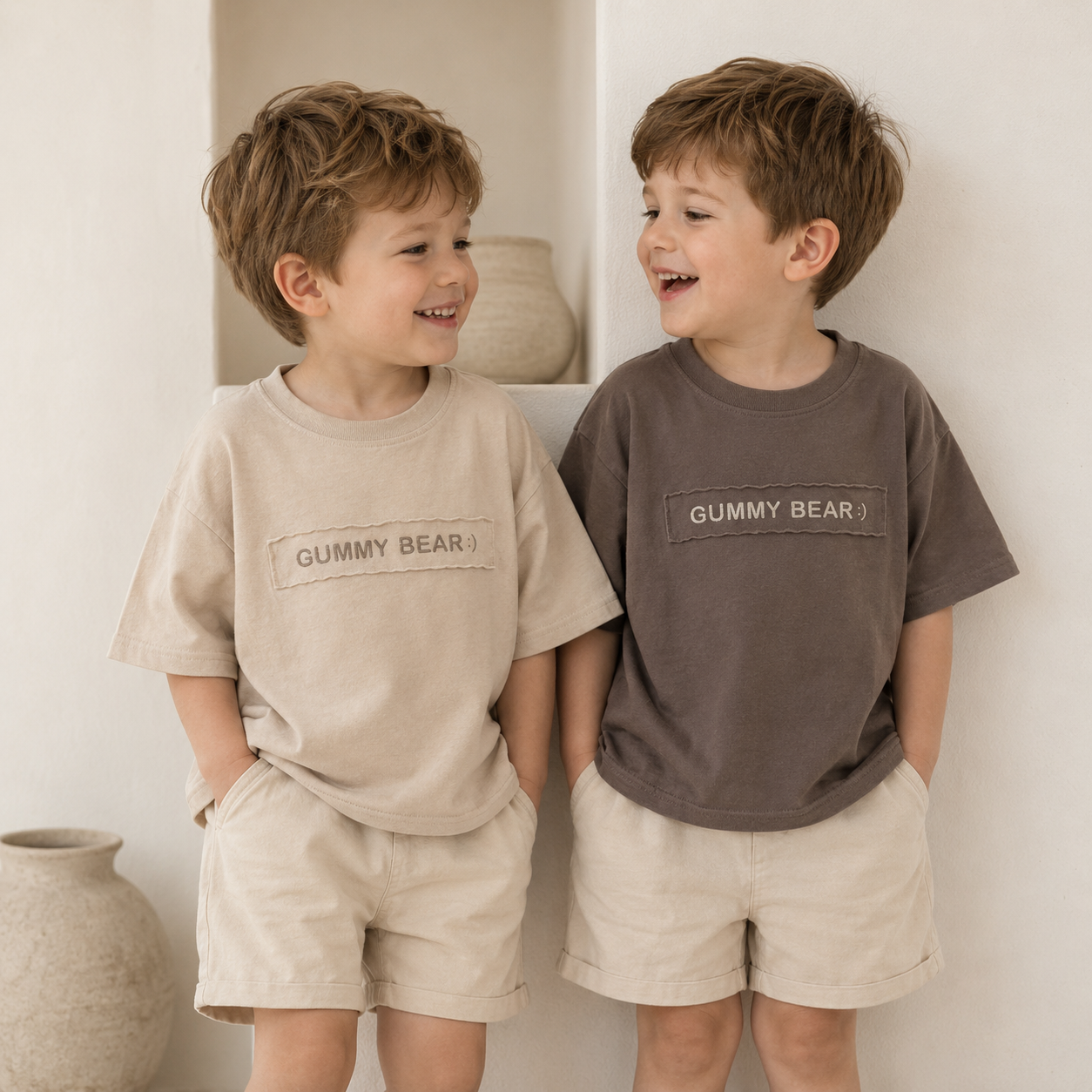 SoftMate – Sencilla y elegante: camiseta de manga corta para niño