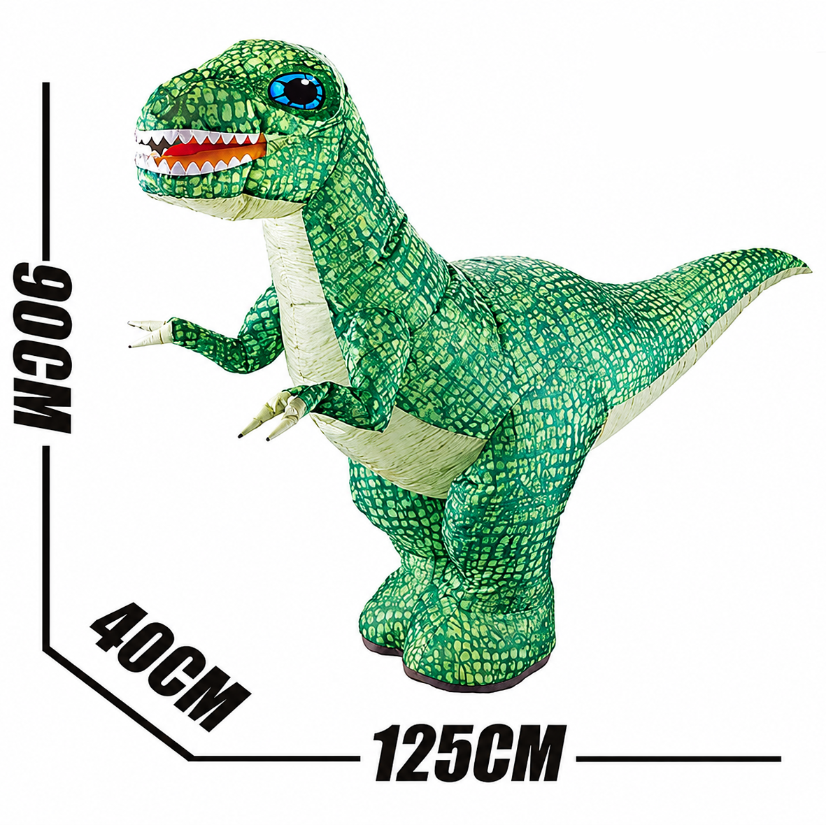 MegaDino – Aventurero e interactivo: dinosaurio hinchable con control remoto