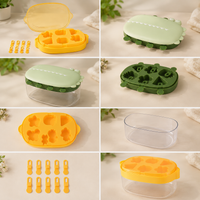Thumbnail for LollyFun – Creativo y práctico: molde de silicona para helados con recipiente para guardarlos
