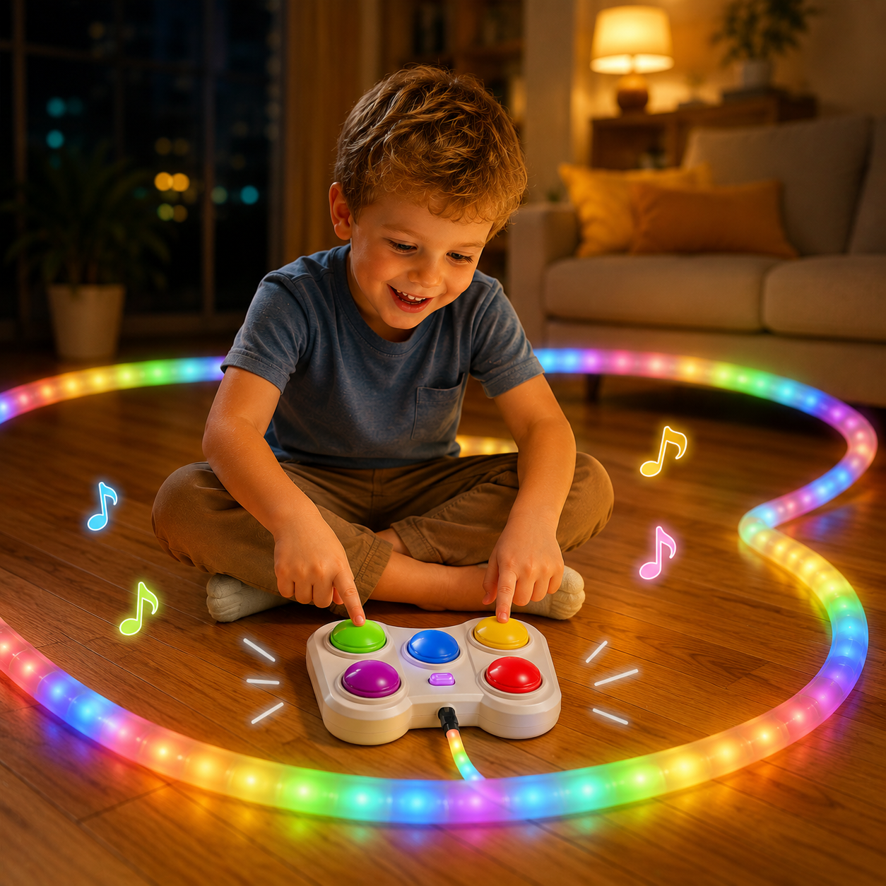 ColorRush – Divertido y estimulante: juego de reacción luminoso con botones de colores
