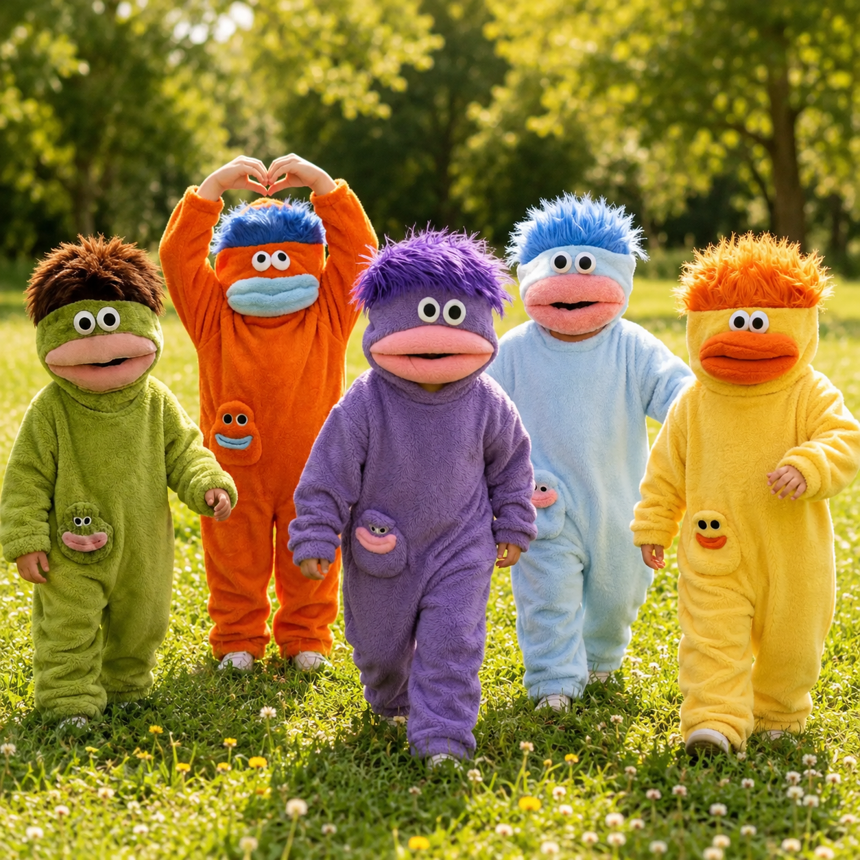 LittleMonster – Cómodo y adorable: mono infantil con un divertido diseño de monstruo