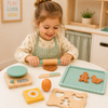 BakeBuddy – Creativo y educativo – Juego de repostería de madera