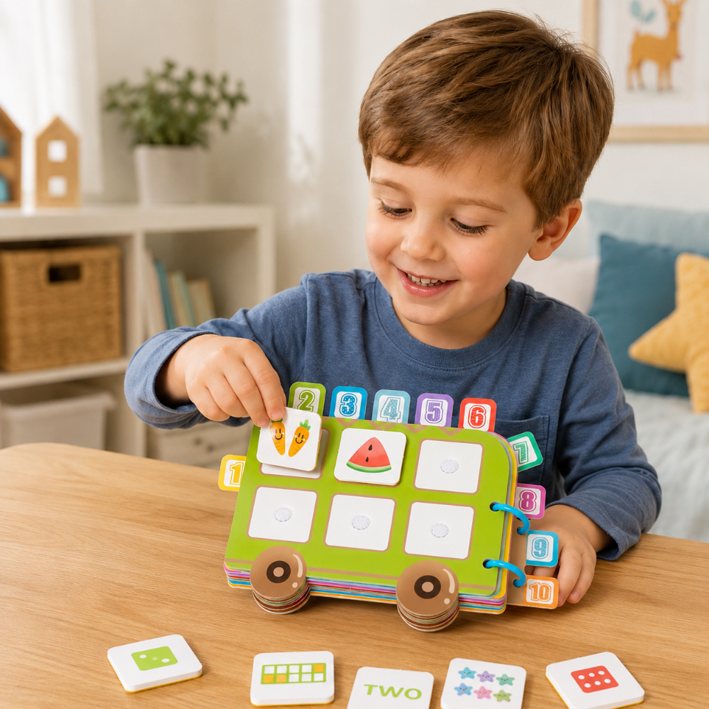 SmartCount – Educativo y lúdico – Cuaderno de números con actividades para contar