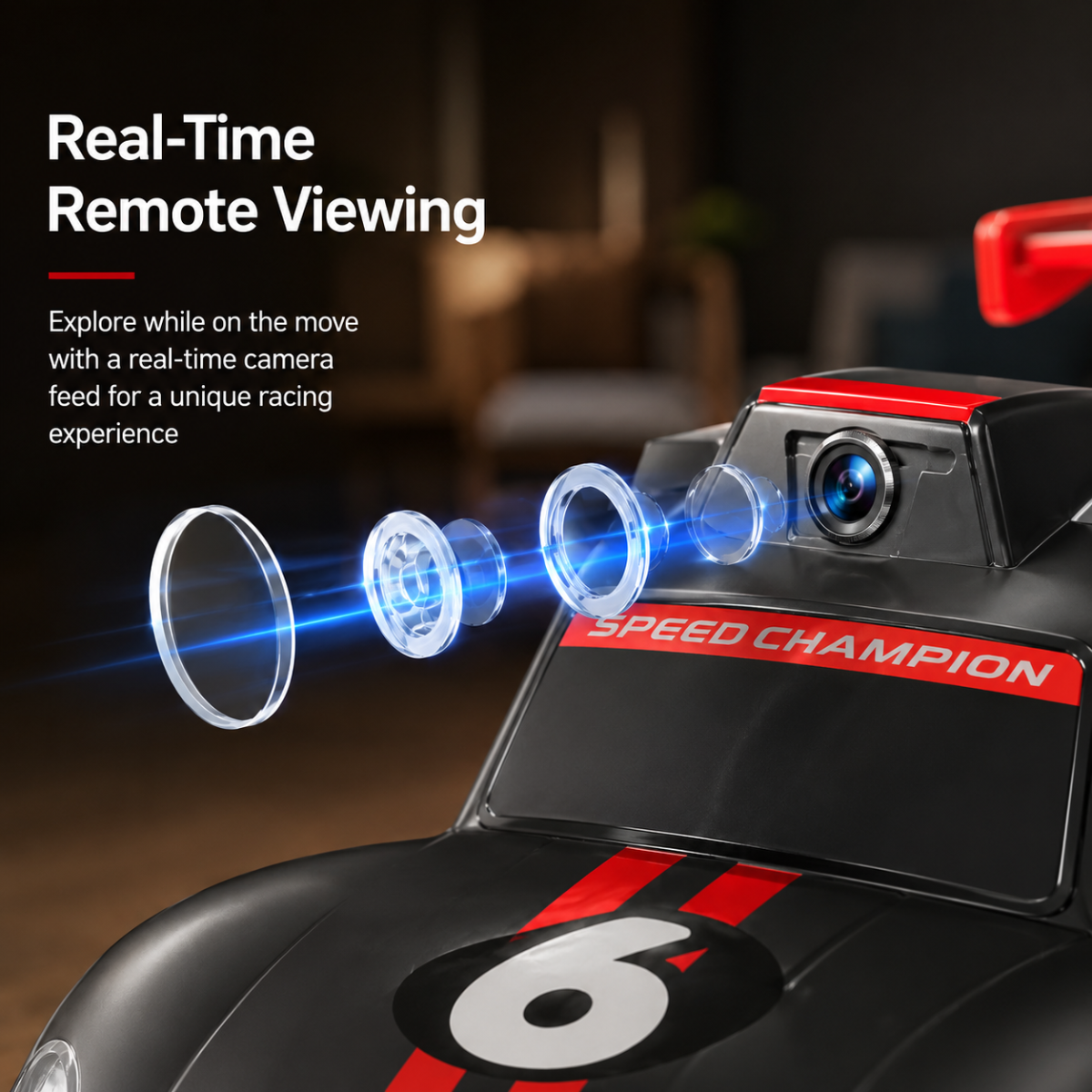 RacePro – RC y acrobacias – Coche de carreras con sensor de derrapes y cámara integrada