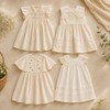 Sleeveless Dress – Elegante y cómodo: vestido con cuello de encaje