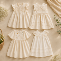 Thumbnail for Sleeveless Dress – Elegante y cómodo: vestido con cuello de encaje