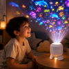 SeaDream – Divertido y educativo – Lámpara de noche LED giratoria de 360°