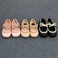 Thumbnail for MiniChic – Elegancia y estilo – Pantuflas infantiles con lazo