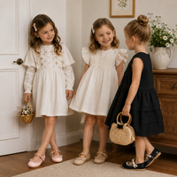 Thumbnail for MiniChic – Elegancia y estilo – Pantuflas infantiles con lazo