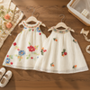 MiniFlora – Ligero y encantador: vestido bordado para niñas pequeñas