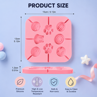 Thumbnail for SweetPop – Dulces saludables – Juego de moldes de silicona para piruletas