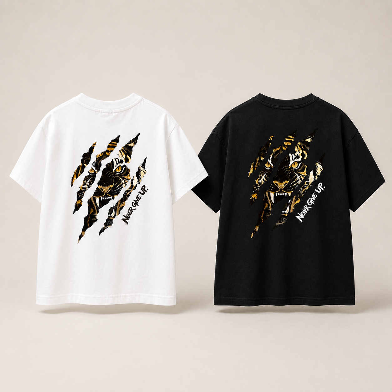 WildRoar – Divertido y desenfadado – Camiseta infantil con estampado de tigre
