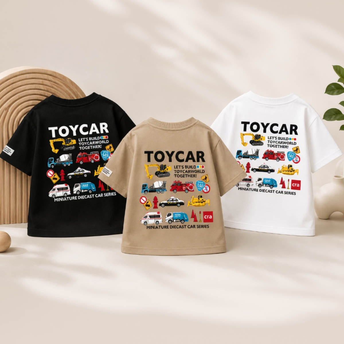 PlayCars – Ropa para el día a día y suave – Ropa infantil con estampado de coches