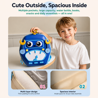 Thumbnail for MiniBot – Atrevido y práctico: mochila infantil con diseño de robot