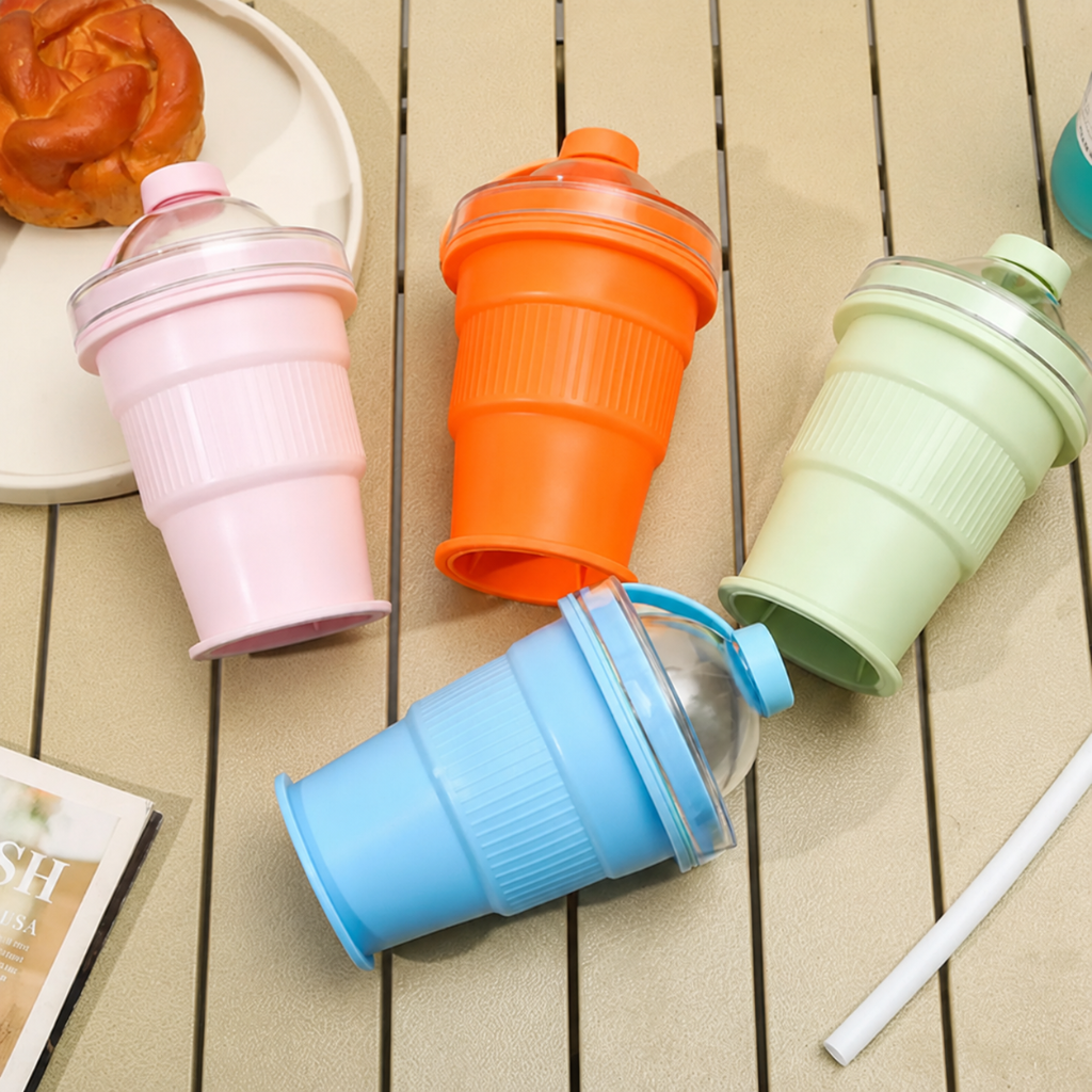 FlexiCup – Práctico y portátil: vaso plegable de silicona