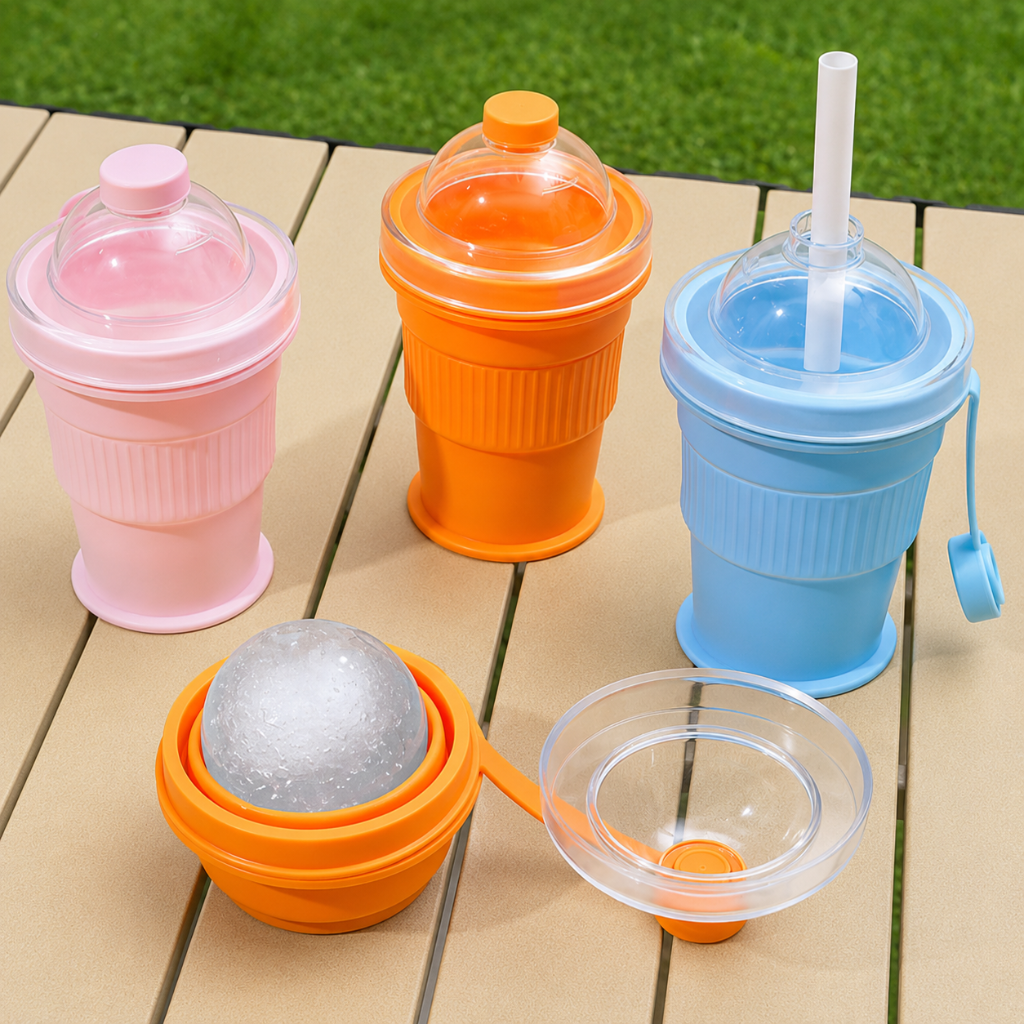 FlexiCup – Práctico y portátil: vaso plegable de silicona