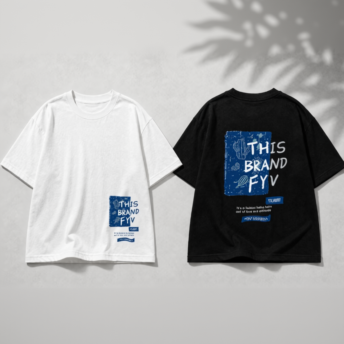 BrightTees – Cómoda y colorida – Camiseta con estampado «Los»