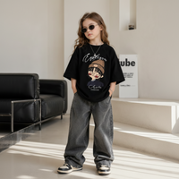 Thumbnail for CuteStyle – A la última y cómoda: camiseta con estampado de dibujos animados oversize