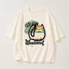 FunPaws – Divertida y elegante: camiseta oversize con estampado de gatos