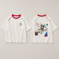 Thumbnail for LittleVibe – Diversión y creatividad – Camiseta extragrande con ilustración a todo color