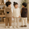 Baby Bear Fleece Vest – Cálido y suave – Chaleco infantil con ositos