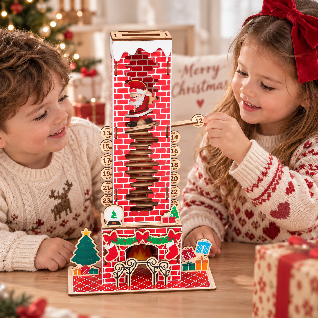SantaCountdown – Festivo e interactivo: calendario de Adviento de 24 días