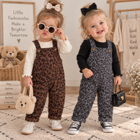 Thumbnail for LeopardChic – A la última y cómodos: petos para niñas con estampado de leopardo