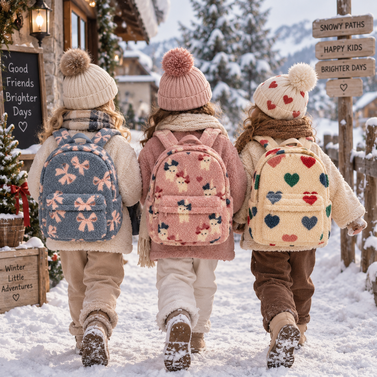 FluffyGo – Adorable & Moderna – Mochila Teddy