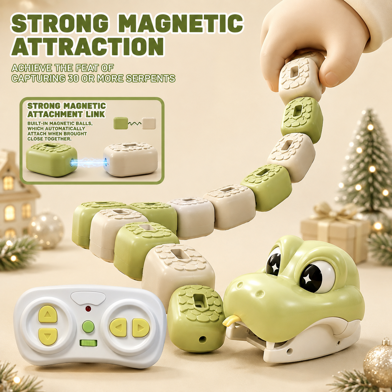 SnakeChase – Interactivo y emocionante: juguete «serpiente» con mando a distancia
