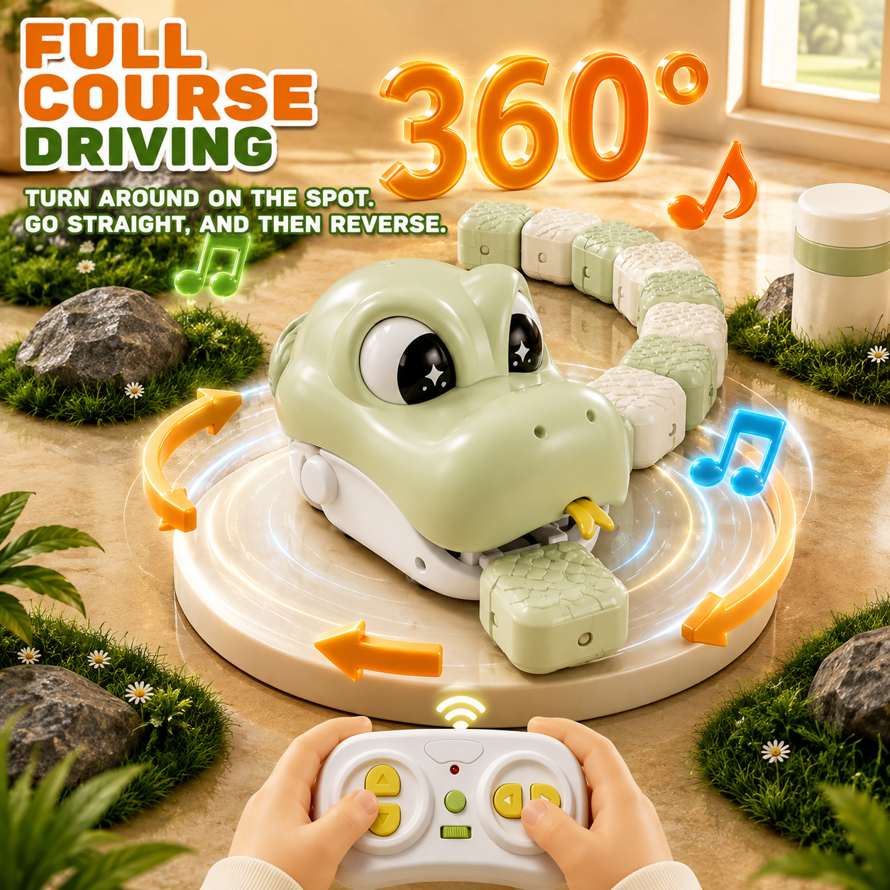 SnakeChase – Interactivo y emocionante: juguete «serpiente» con mando a distancia