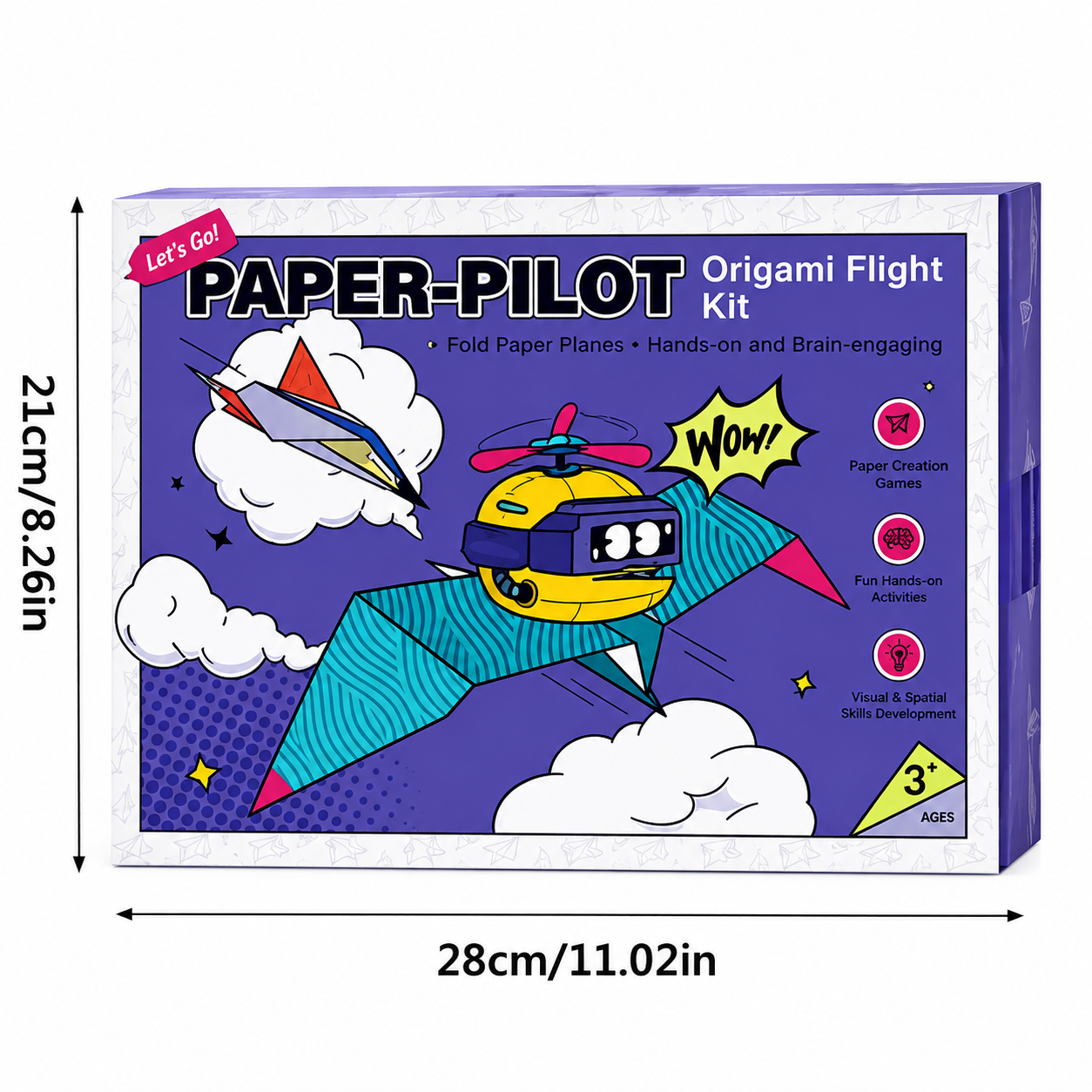 PaperFly – Creativo y educativo – Set de aviones de origami