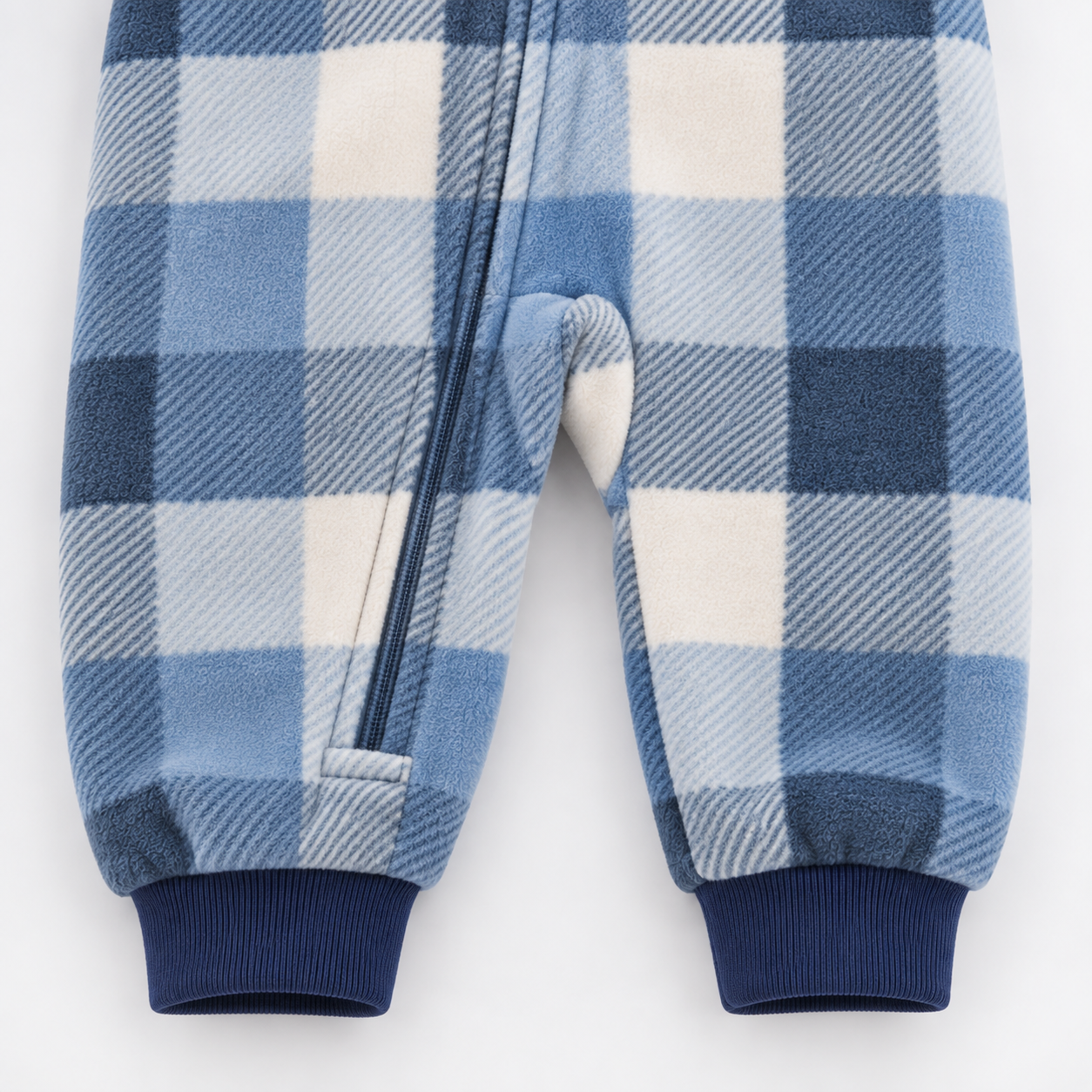 WarmBuddy – Bonito y suave: mono de bebé de forro polar con estampado de dibujos animados