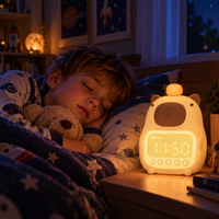 Thumbnail for CappyClock – Bonito y multifuncional: despertador digital para niños con luz nocturna