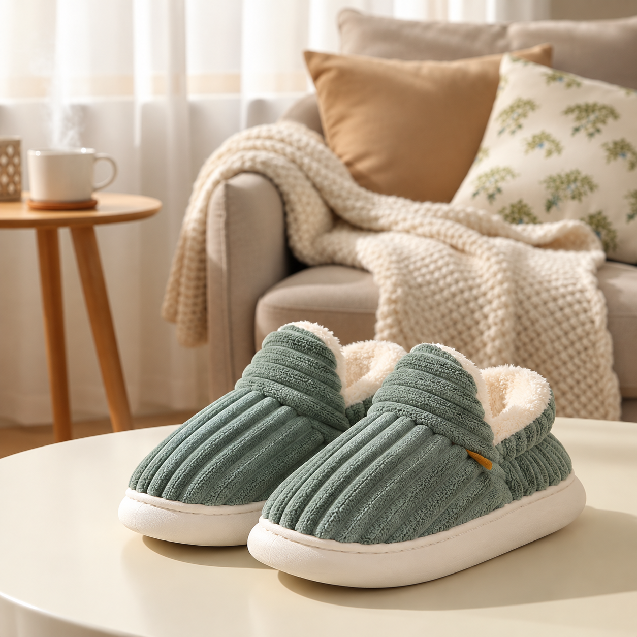 WarmNest – Suaves y cálidas – Zapatillas antideslizantes