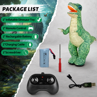 Thumbnail for MegaDino – Aventurero e interactivo: dinosaurio hinchable con control remoto