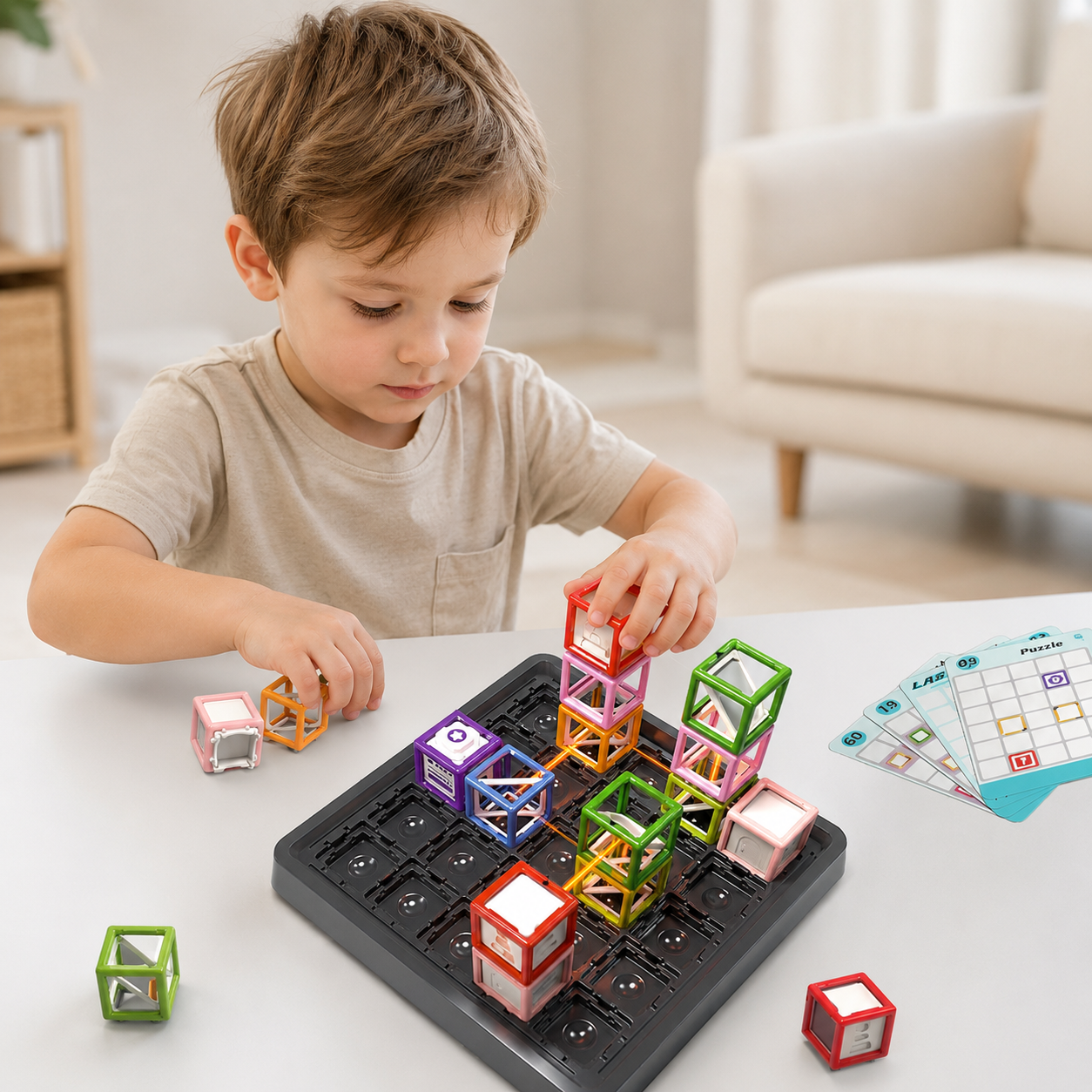 LaserLogic – Educativo y estimulante – Juego de ingenio «Laberinto láser»