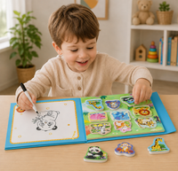 Thumbnail for SmartMatch – Divertido y educativo – Libro magnético 2 en 1 de dibujos y rompecabezas