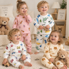 LittleDreamer – Suave y cálido – Conjunto de ropa de dormir de algodón para niños