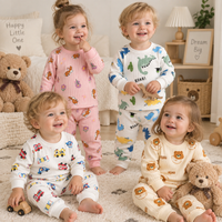 Thumbnail for LittleDreamer – Suave y cálido – Conjunto de ropa de dormir de algodón para niños