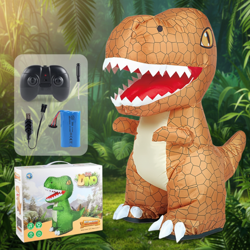 Inflatable Tyrannosaurus Rex – Activo y educativo – Dinosaurio inflable con control remoto