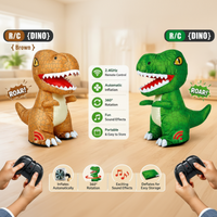Thumbnail for Inflatable Tyrannosaurus Rex – Activo y educativo – Dinosaurio inflable con control remoto