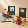 JurassicKids – Emocionante y educativo: libro pop-up «Enciclopedia de dinosaurios en 3D»