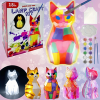 Thumbnail for MiniCrafters – Creatividad y aprendizaje – Set de pintura de animales para lámparas DIY