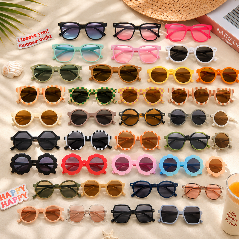 Kids Sunglasses Set – Protección UV y diversión: gafas de sol para niños