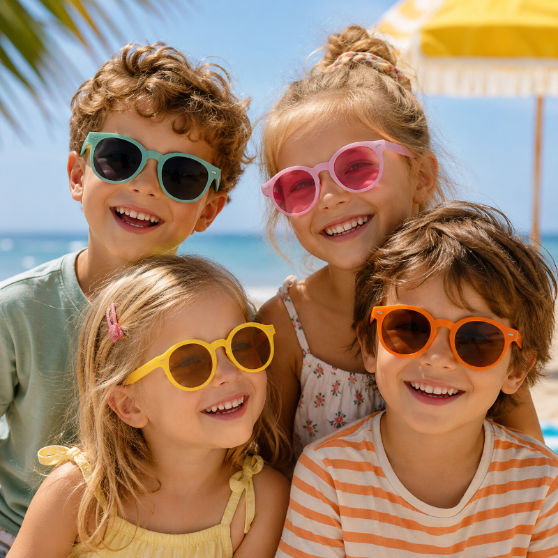 Kids Sunglasses Set – Protección UV y diversión: gafas de sol para niños