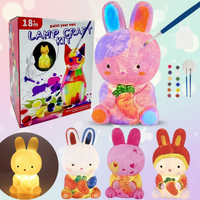 Thumbnail for MiniCrafters – Creatividad y aprendizaje – Set de pintura de animales para lámparas DIY