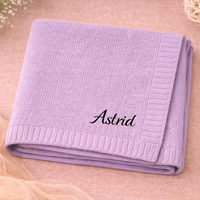 Thumbnail for Personalized Baby Blanket – Suave y única: manta de algodón personalizada con bordado